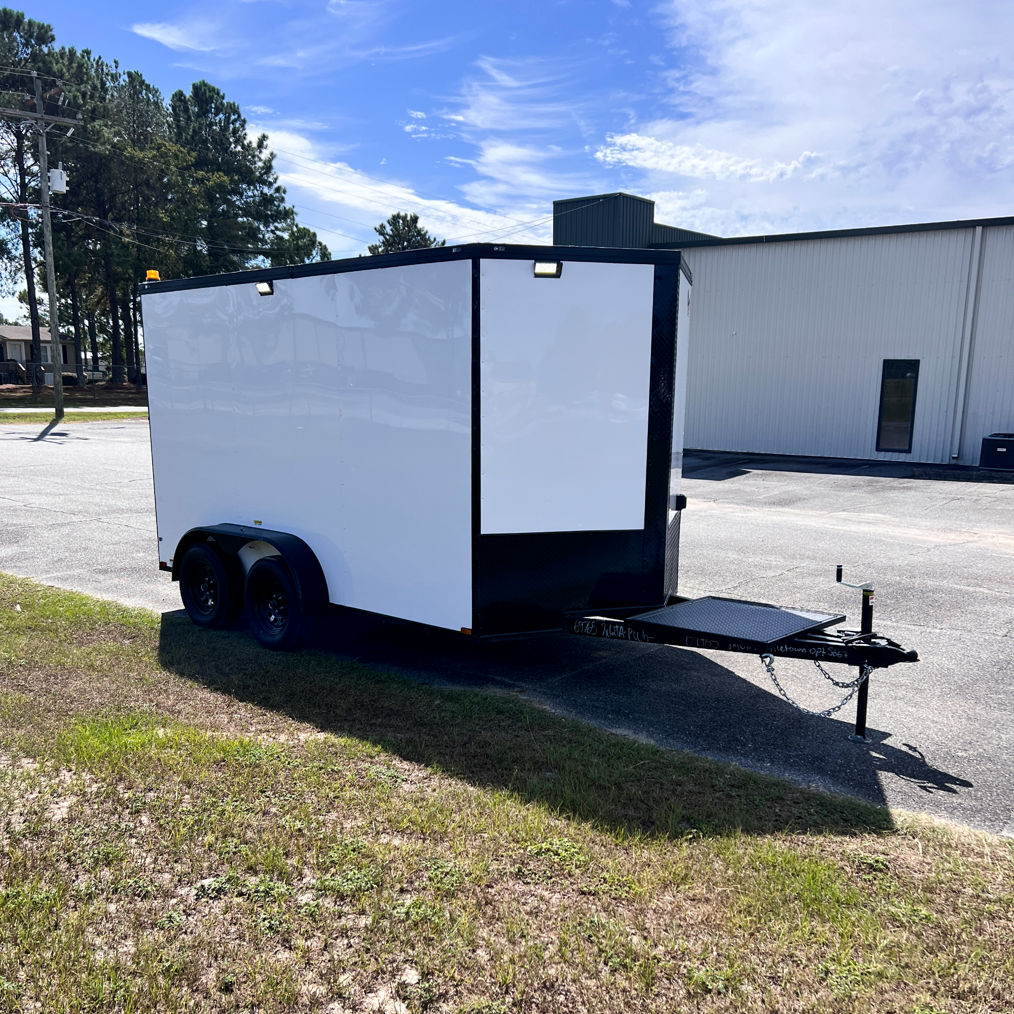 7X12TA White Splicing Trailer
