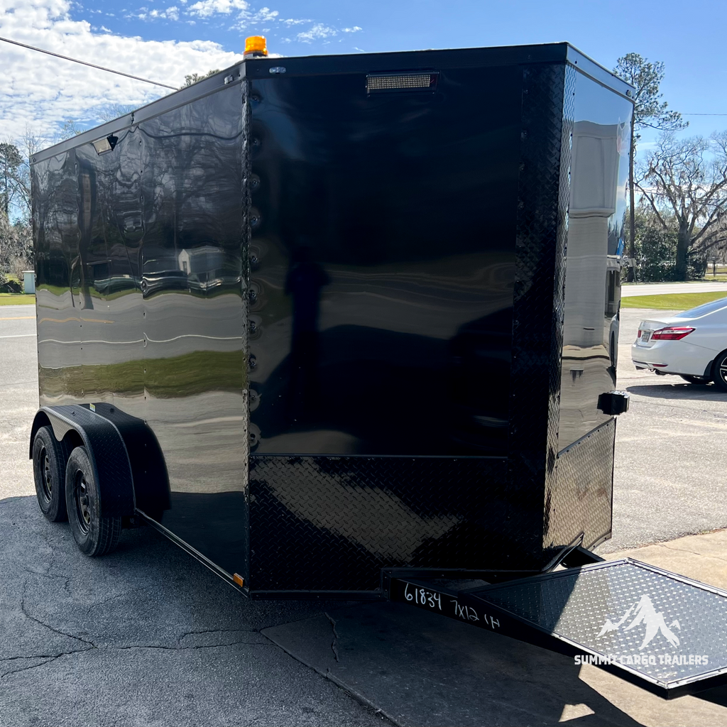 7X12TA Black Splicing Trailer