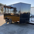 8.5X12TA Black Concession Trailer