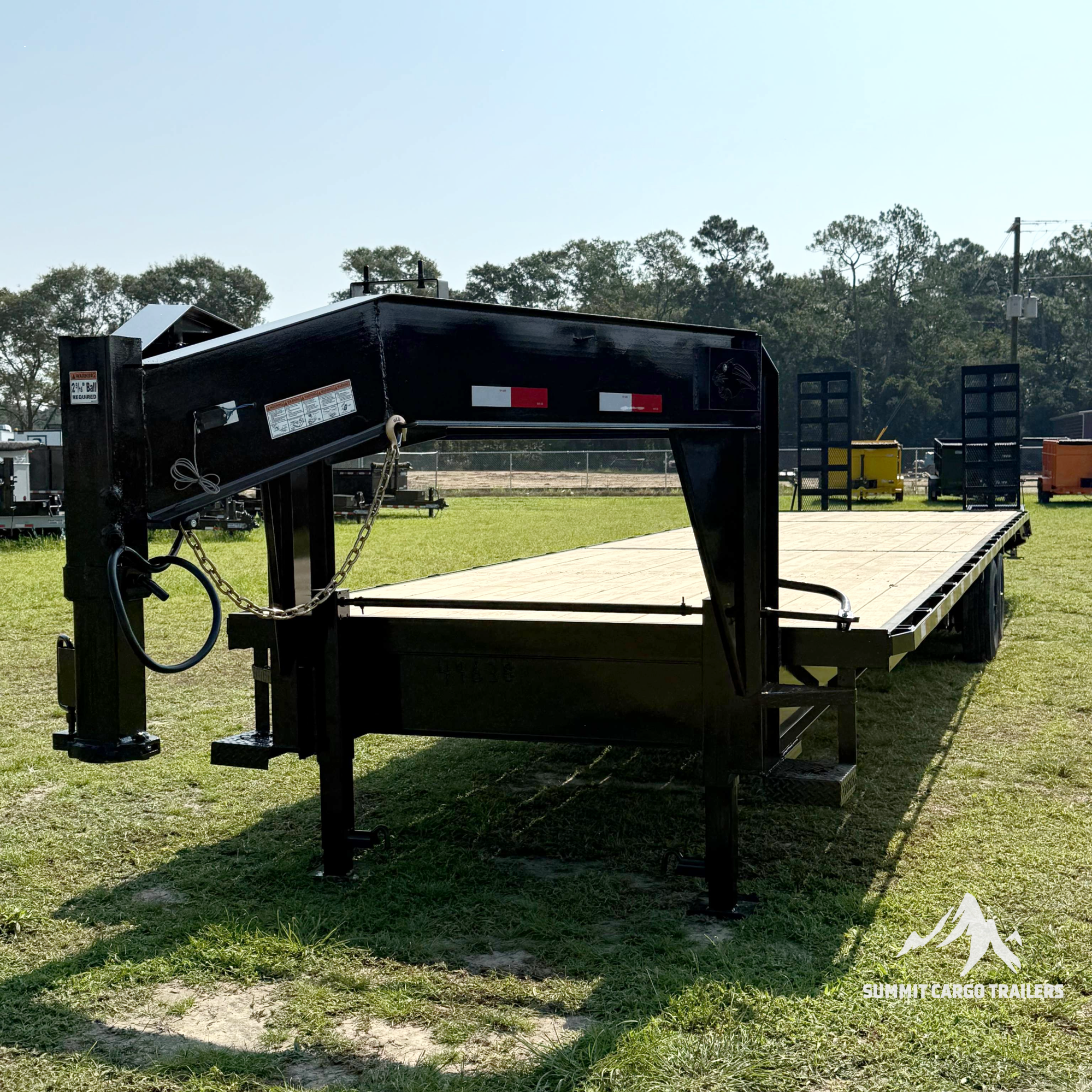 8.5X40TA Gooseneck Deck over Utility Trailer