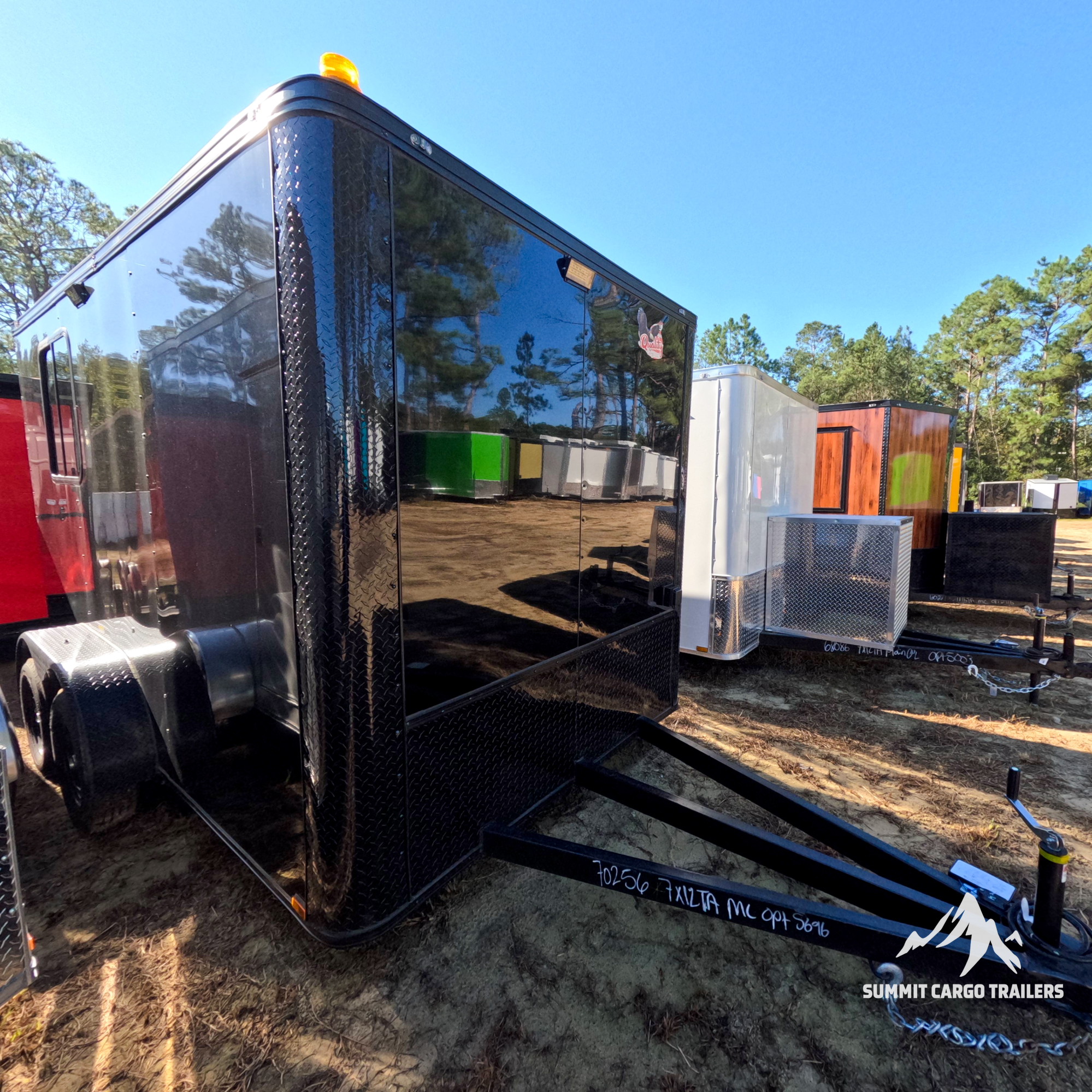 7X12TA Black Splicing Trailer
