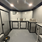 8.5X12TA Black Concession Trailer