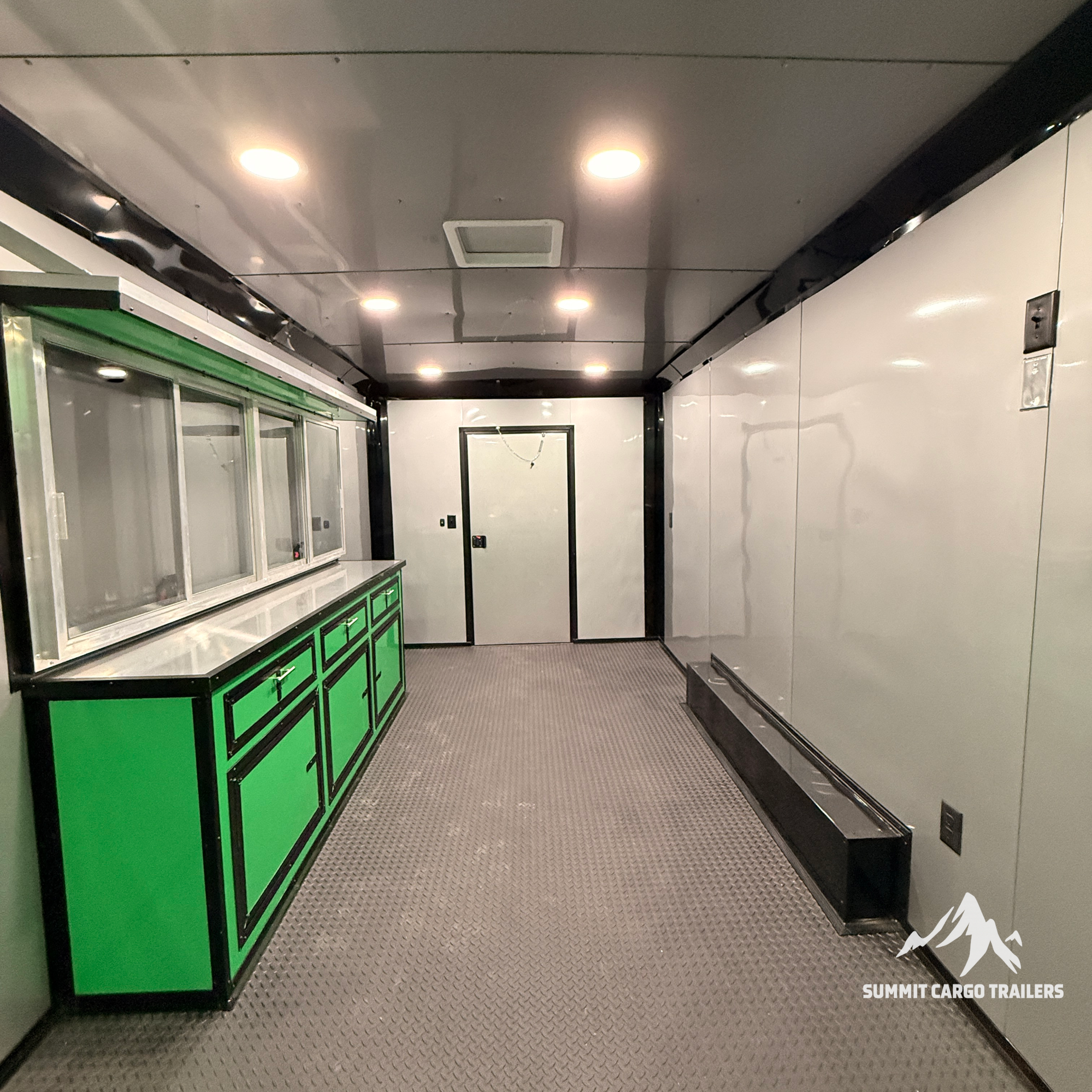 8.5X20TA Green Concession Trailer