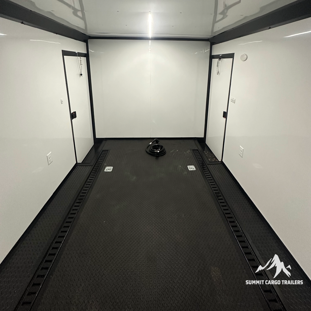 8.5X26TA White Race Ready Trailer