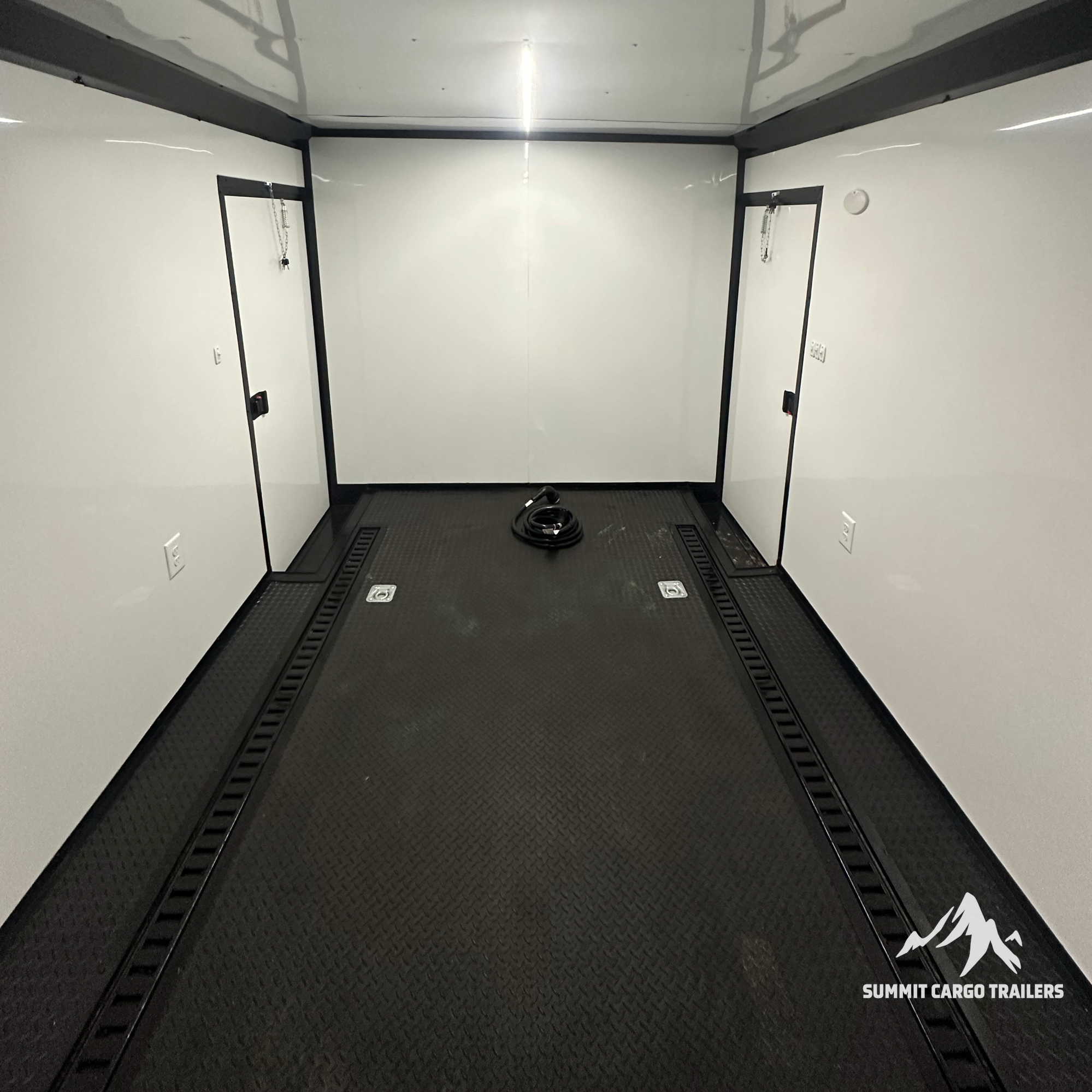 8.5X26TA White Race Ready Trailer