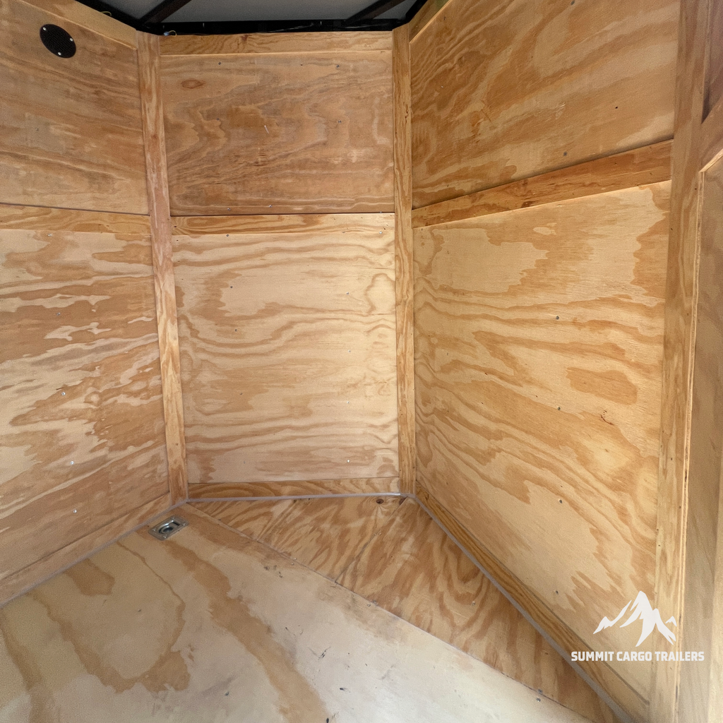 6X10SA White Standard Trailer