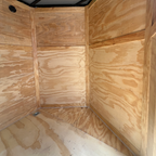 6X10SA White Standard Trailer