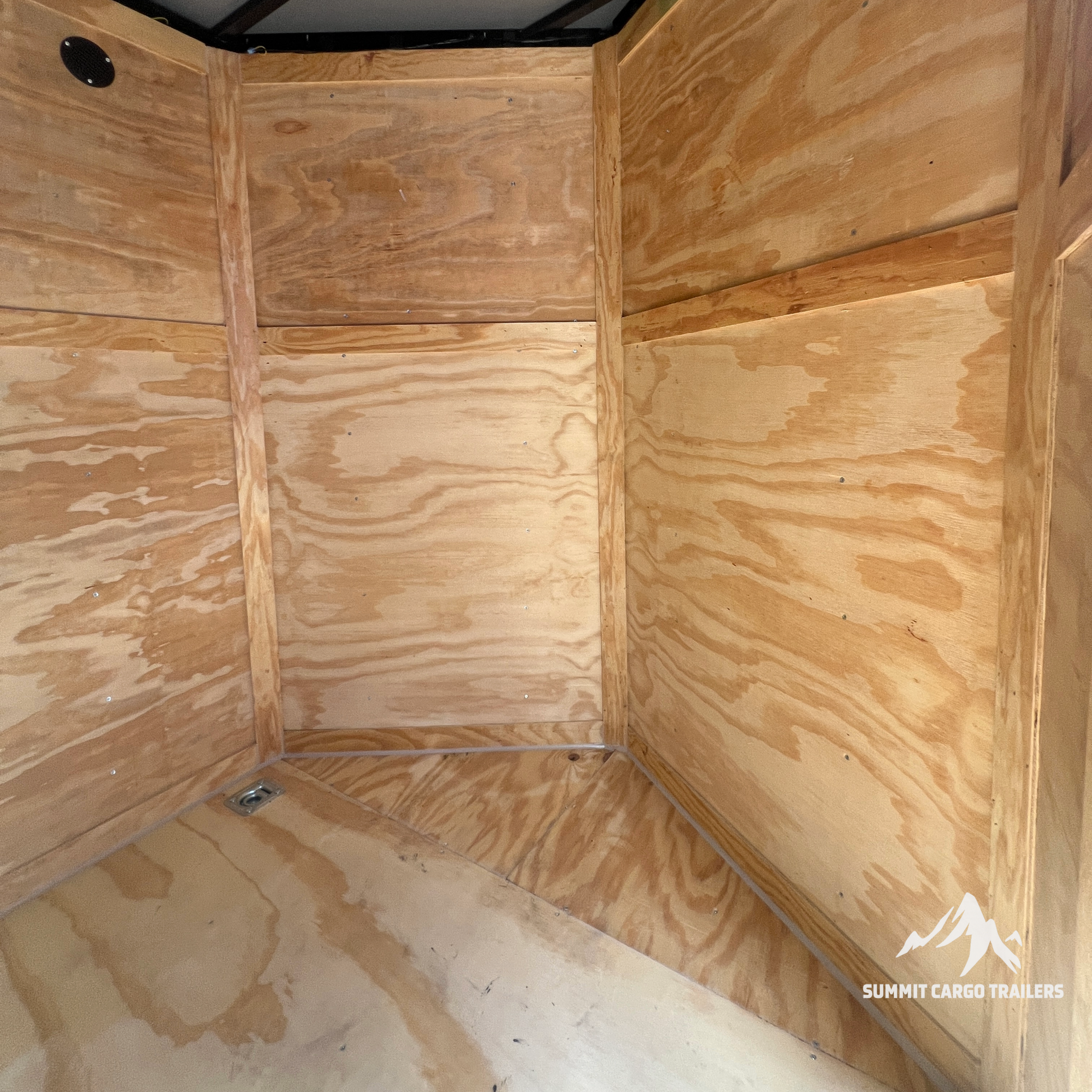 6X10SA White Standard Trailer