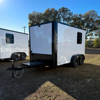 7X12TA White Splicing Trailer