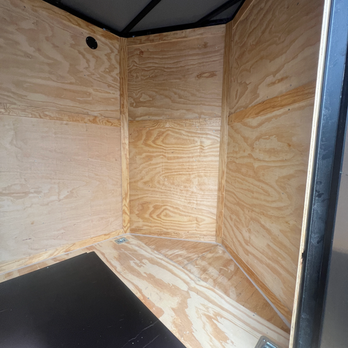 6X12TA Black Standard Trailer