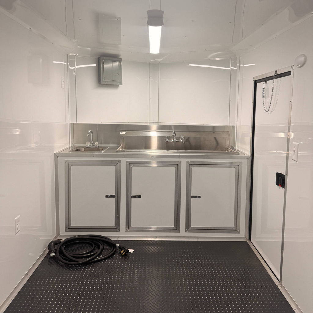 7X14TA Blue Concession Trailer