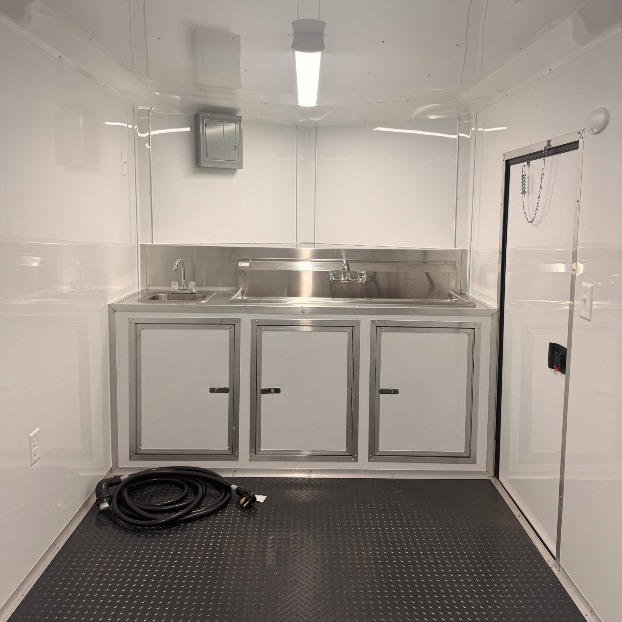 7X14TA Blue Concession Trailer