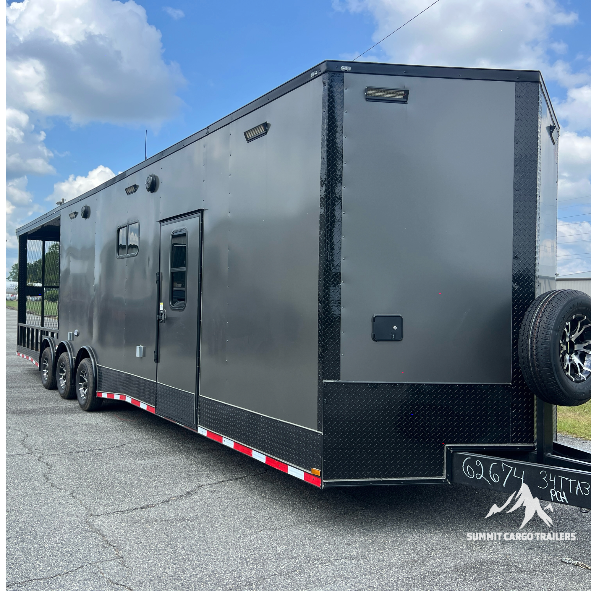 8.5X34TTA3 Charcoal Hybrid Trailer