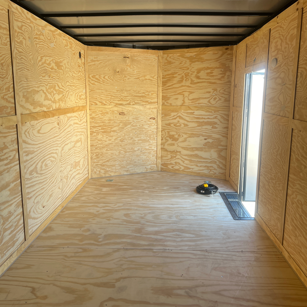 8.5X28TA3 White Standard Car Hauler Trailer