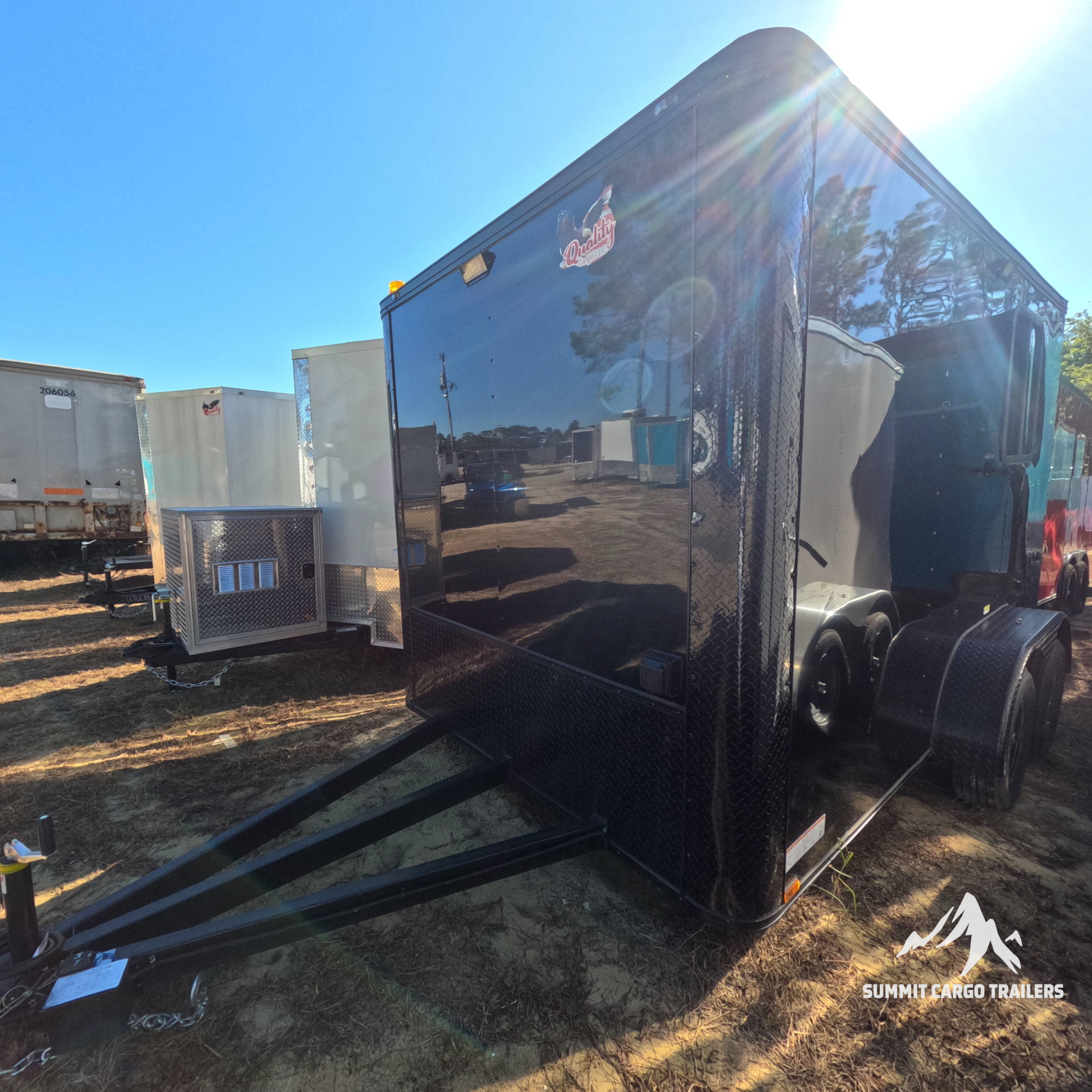 7X12TA Black Splicing Trailer
