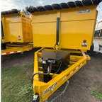 7X12TA Yellow Dump Trailer
