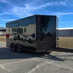 8.5X14TA Black Concession Trailer