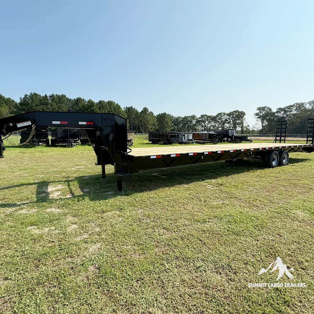 8.5X40TA Gooseneck Deck over Utility Trailer