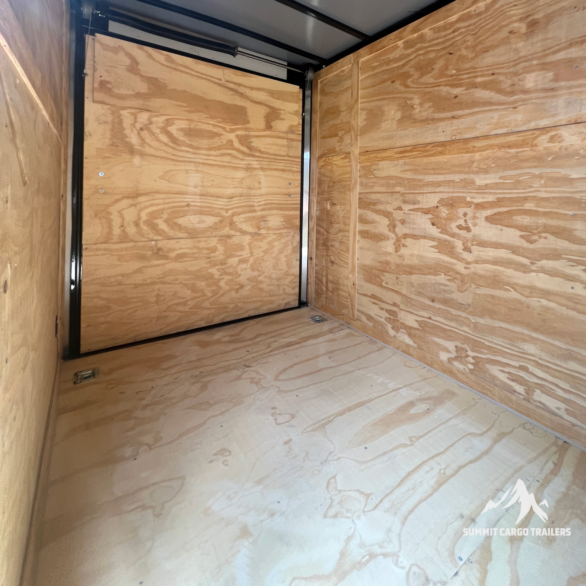 6X10SA White Standard Trailer