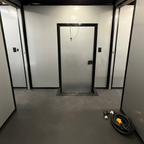 8.5X32TA5 Black Gullwing Porch Trailer