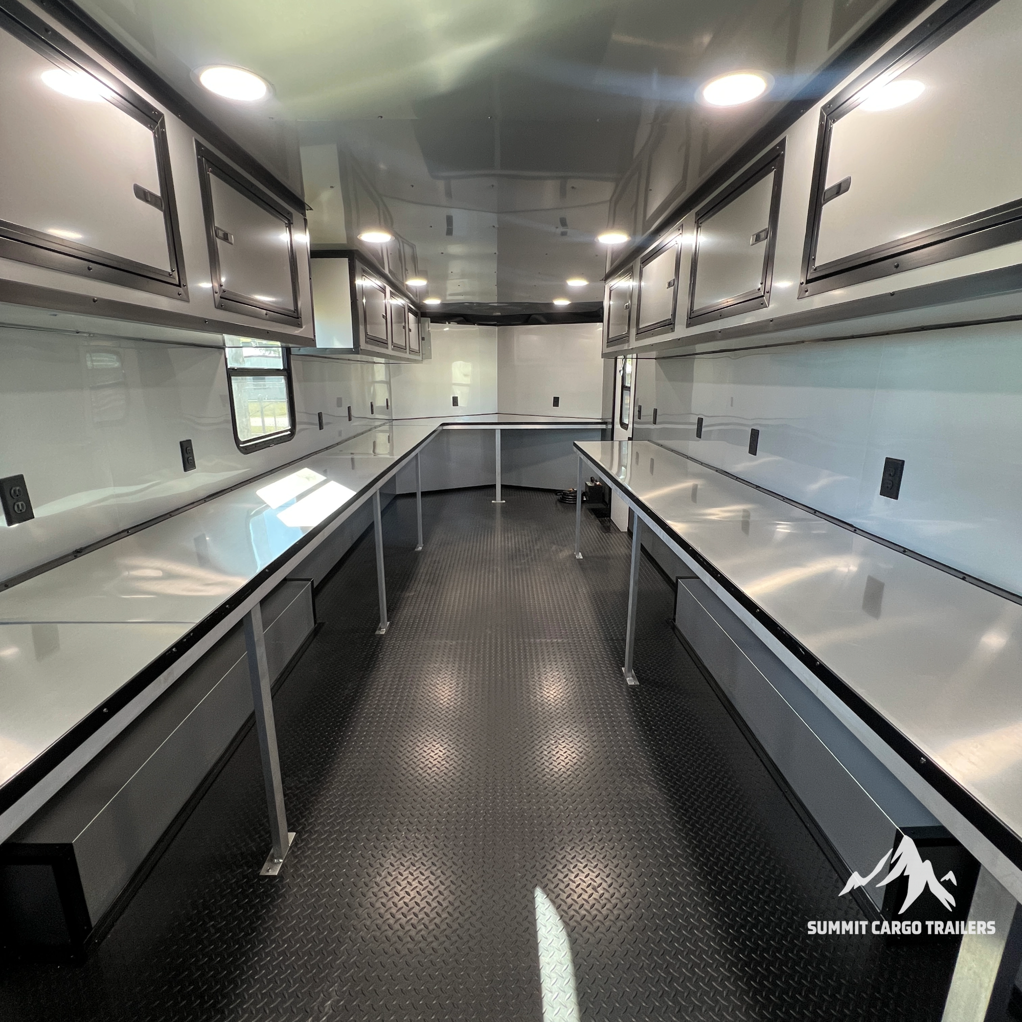 8.5X24TA White Office Trailer