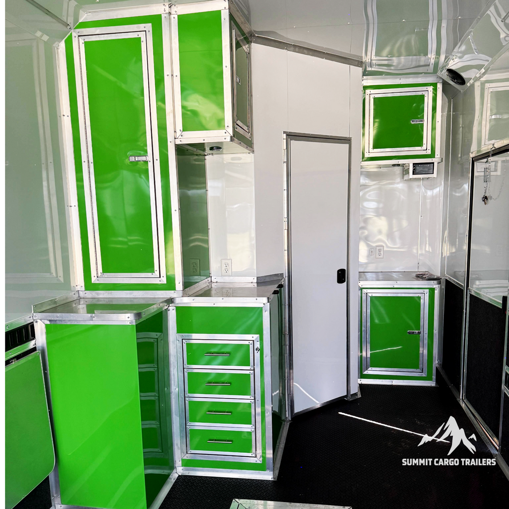 8.5X32TTA White Race Ready Trailer