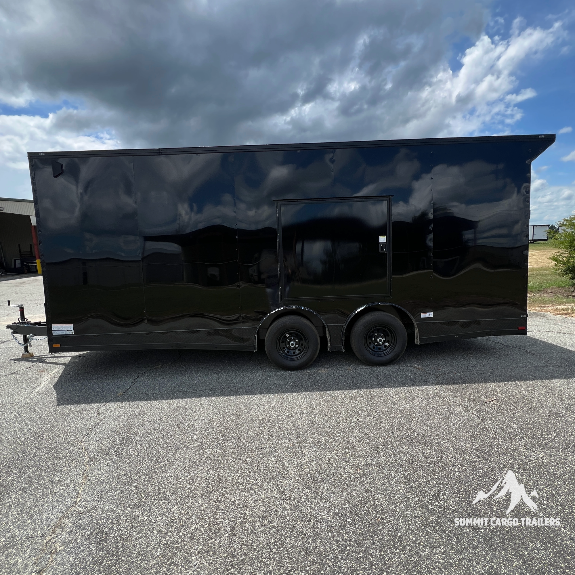 8.5X20TA3 Black Car Hauler Trailer