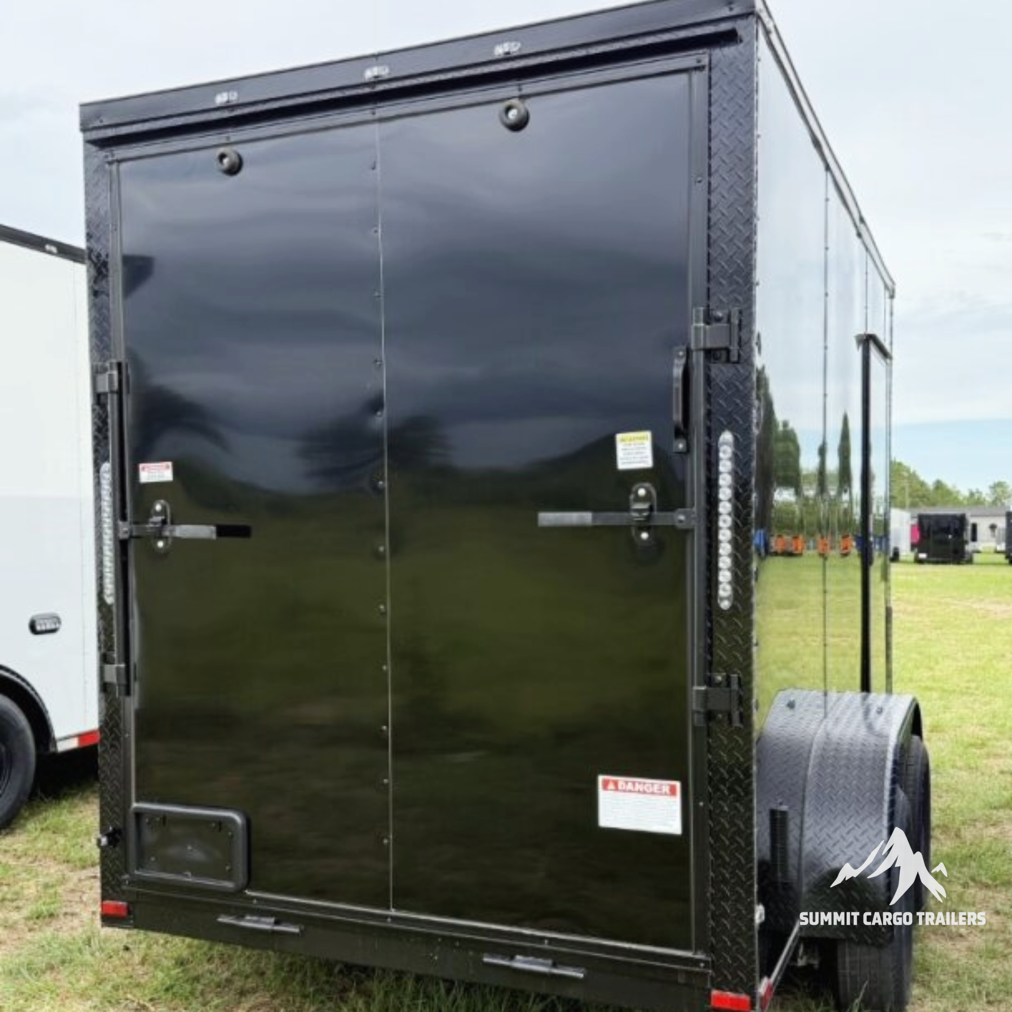 6X12TA Black Standard Trailer