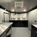 8.5X14TA Black Concession Trailer