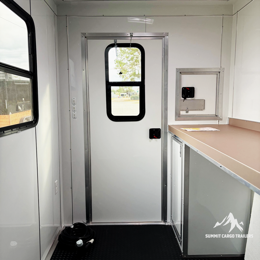 6X10TA White Splicing Trailer