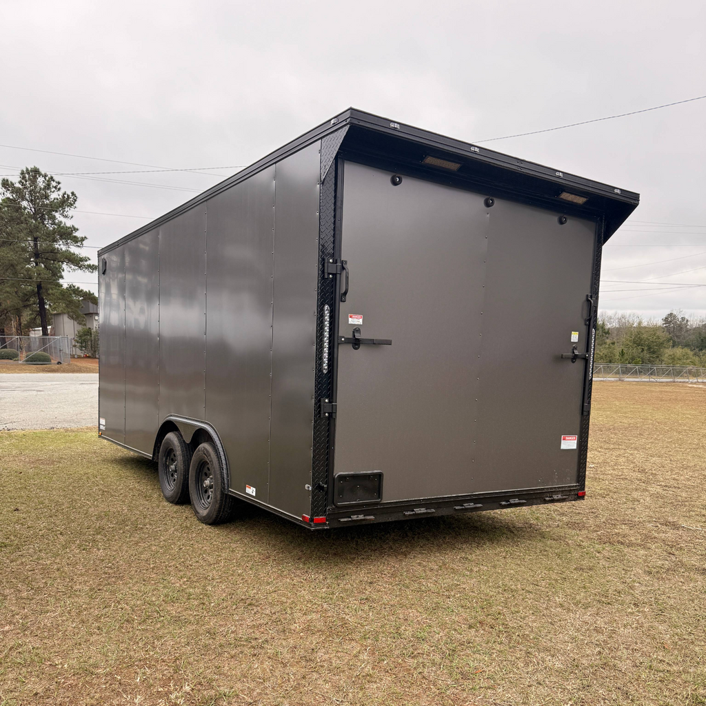 8.5X18TA Charcoal Standard Car Hauler Trailer