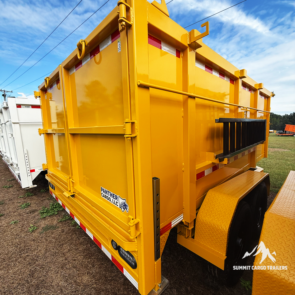 7X12TA Yellow Dump Trailer