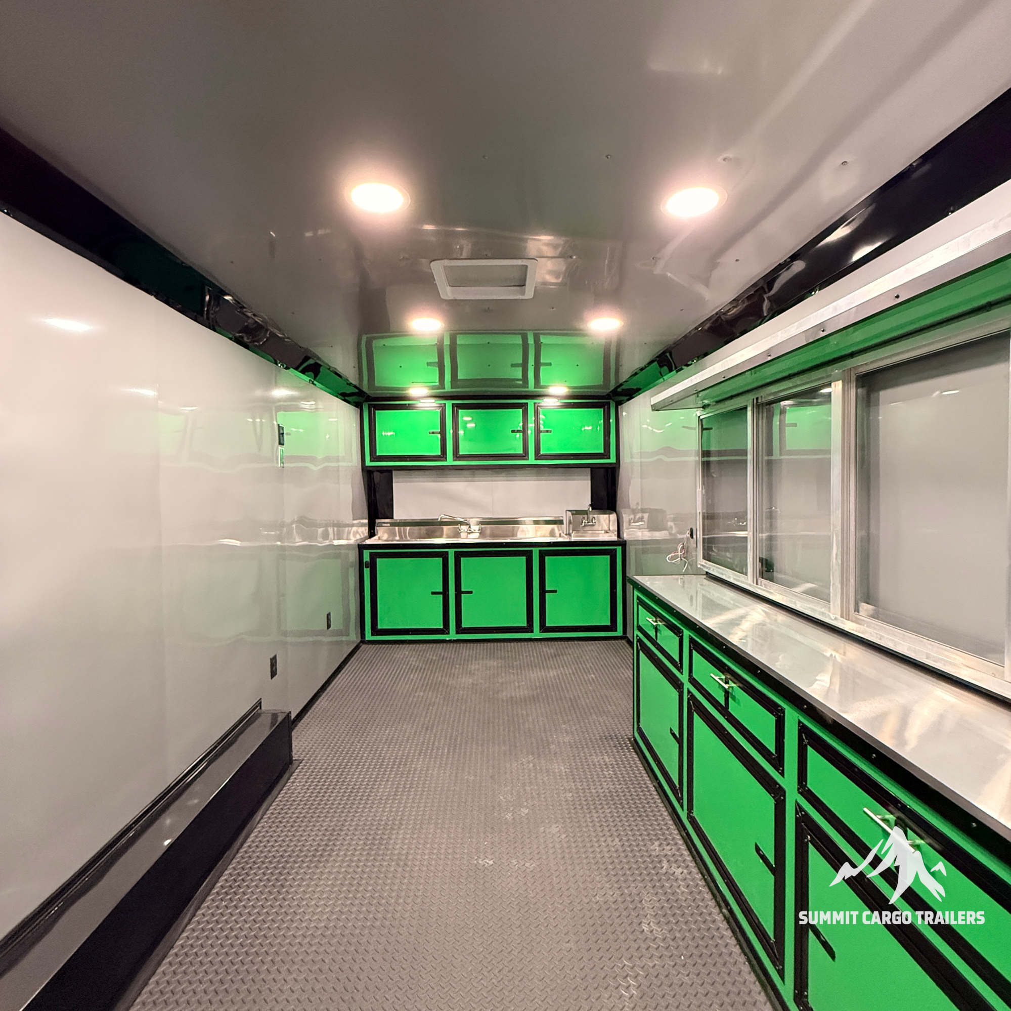 8.5X20TA Green Concession Trailer