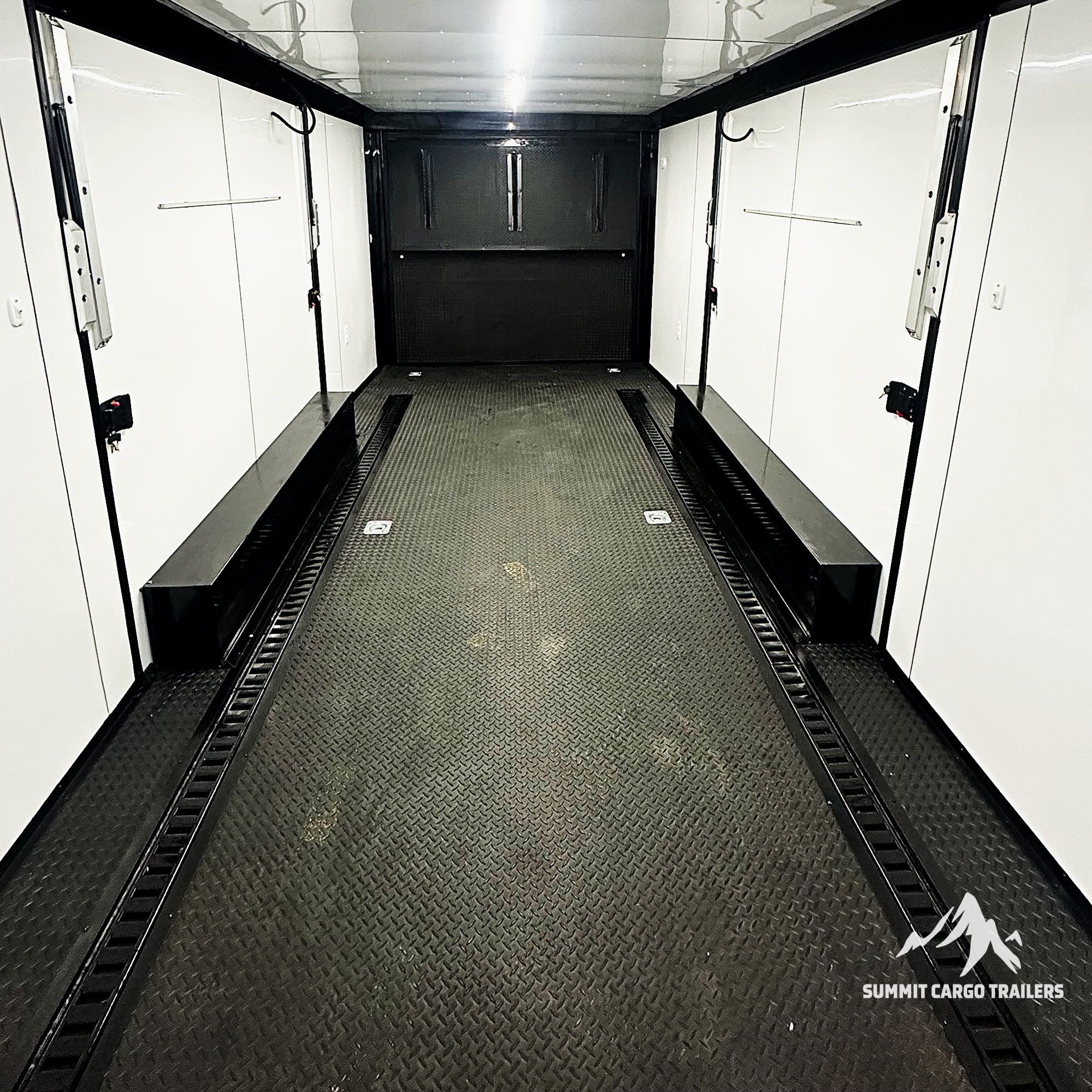 8.5X26TA White Race Ready Trailer