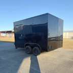 8.5X12TA Black Concession Trailer