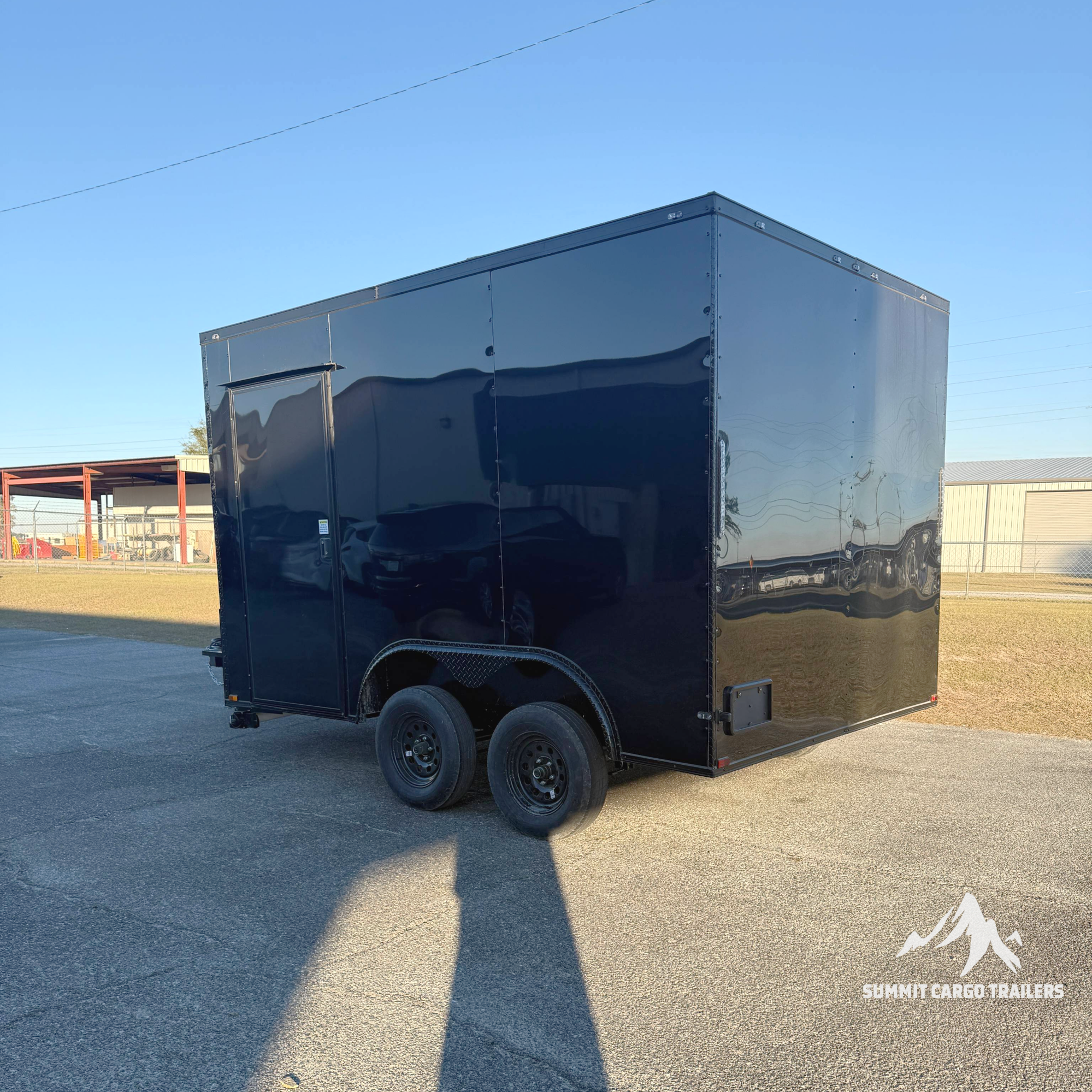 8.5X12TA Black Concession Trailer