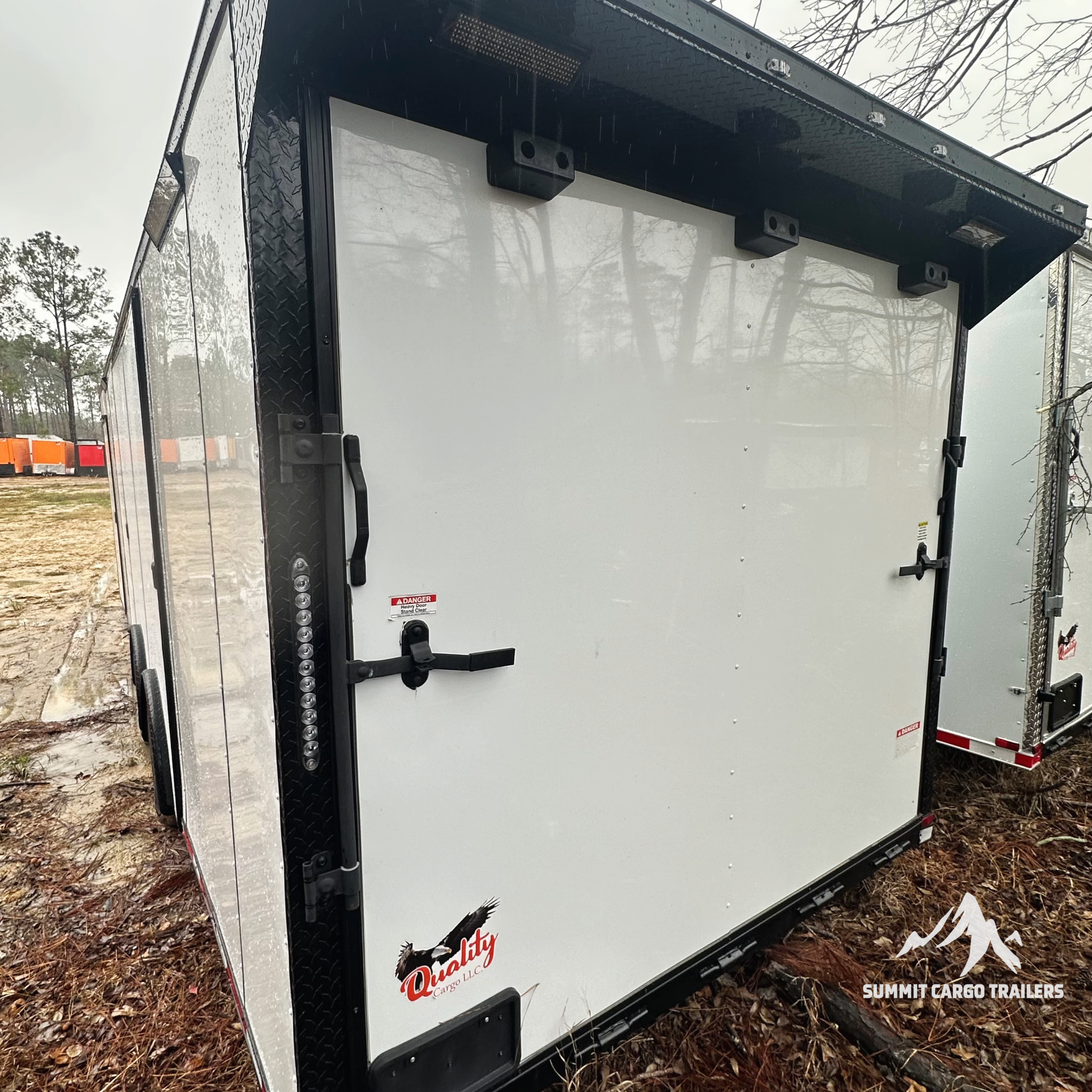 8.5X26TA White Race Ready Trailer