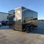 8.5X12TA Black Concession Trailer