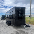 7X14TA Black Standard Trailer