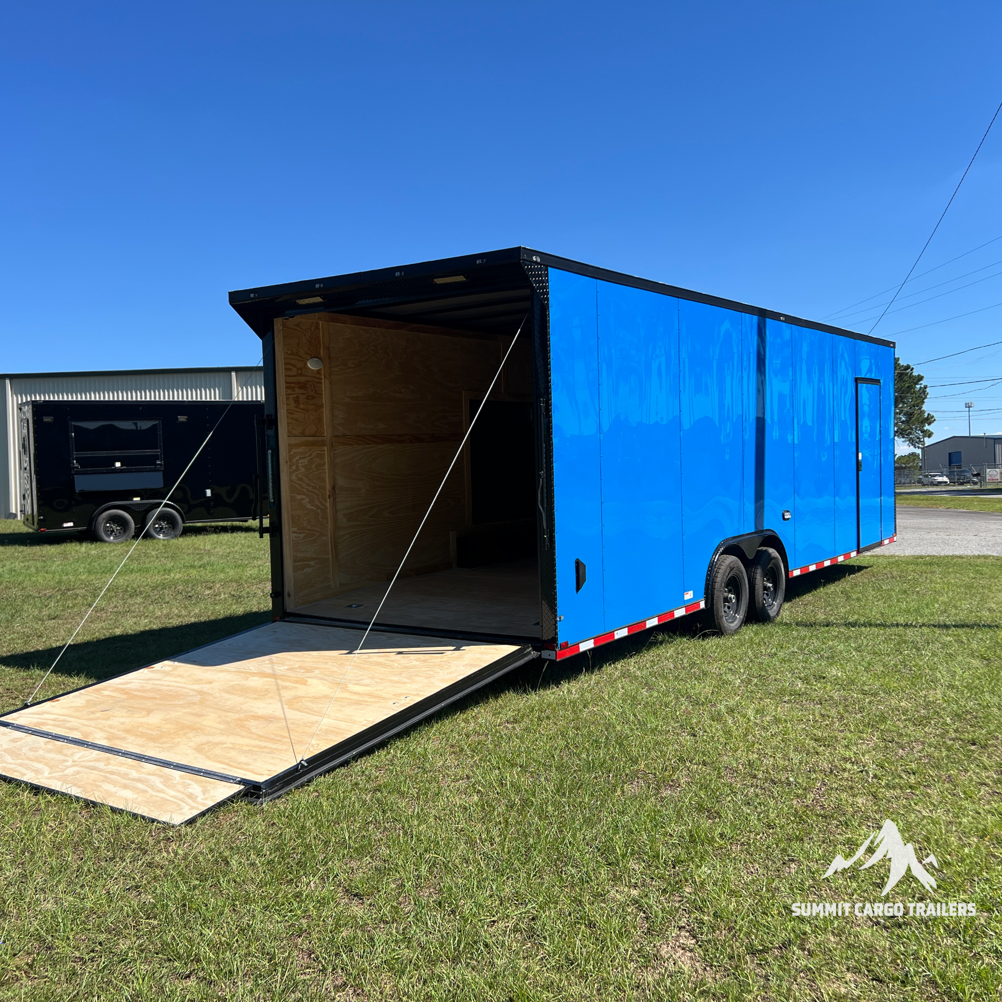 8.5X26TA Blue Standard Car Hauler Trailer