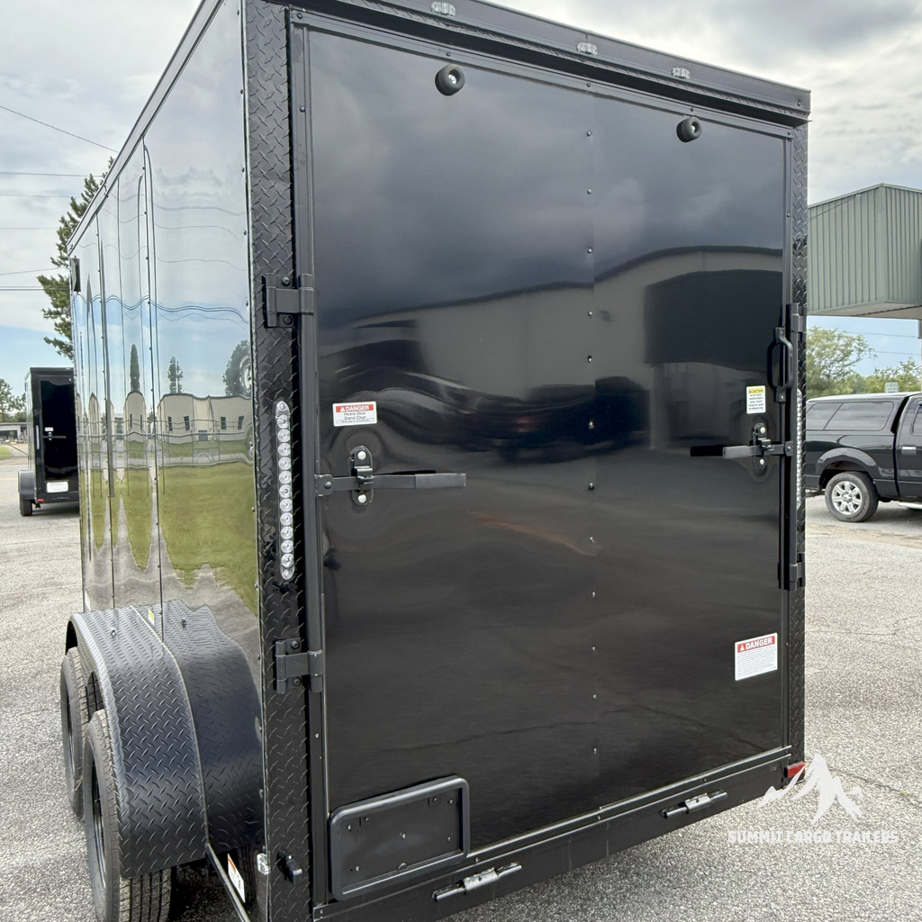 6X12TA Black Standard Trailer