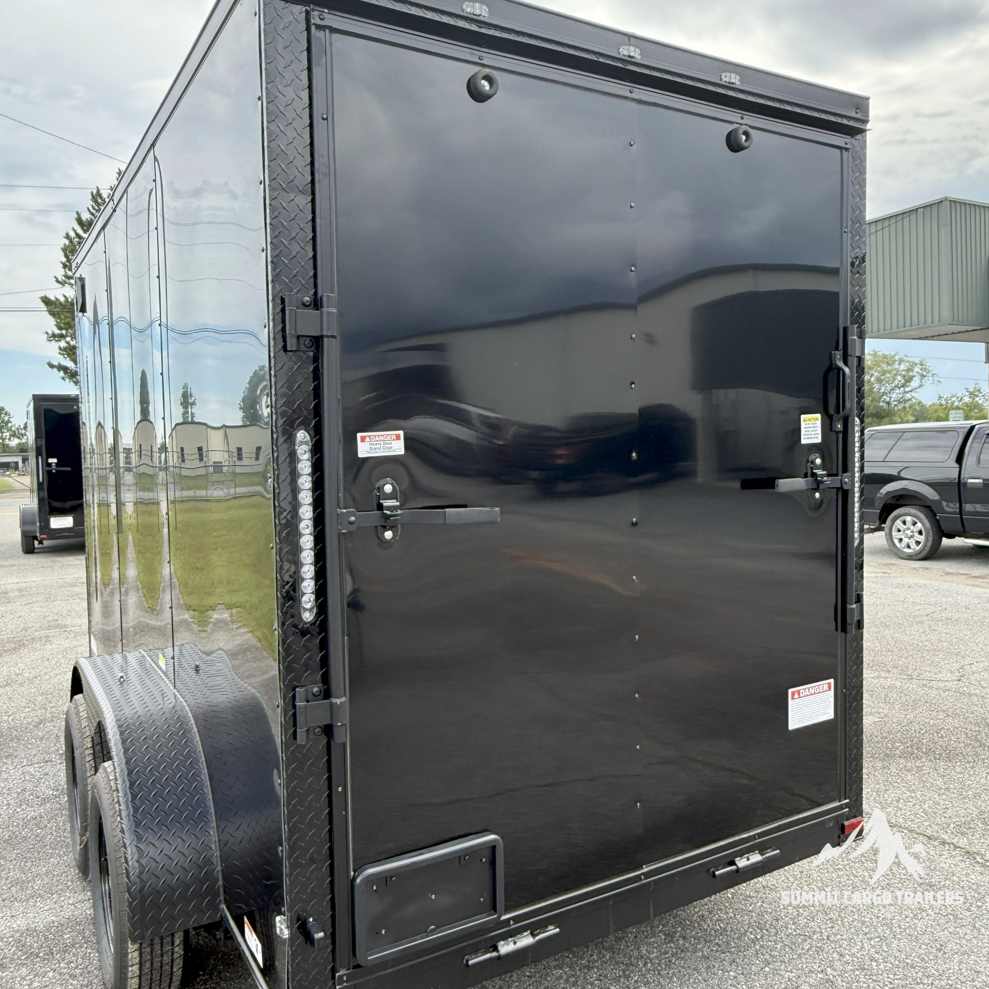 6X12TA Black Standard Trailer