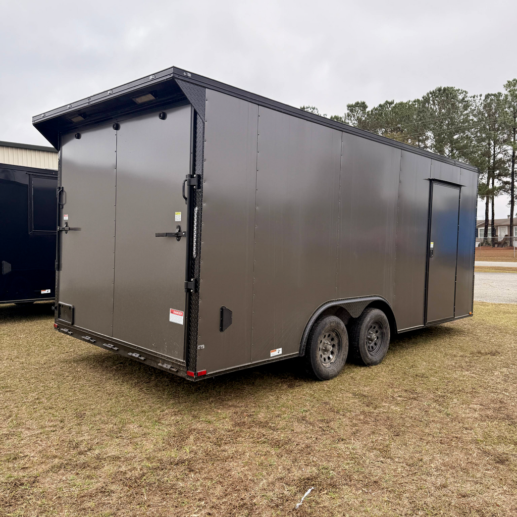 8.5X18TA Charcoal Standard Car Hauler Trailer