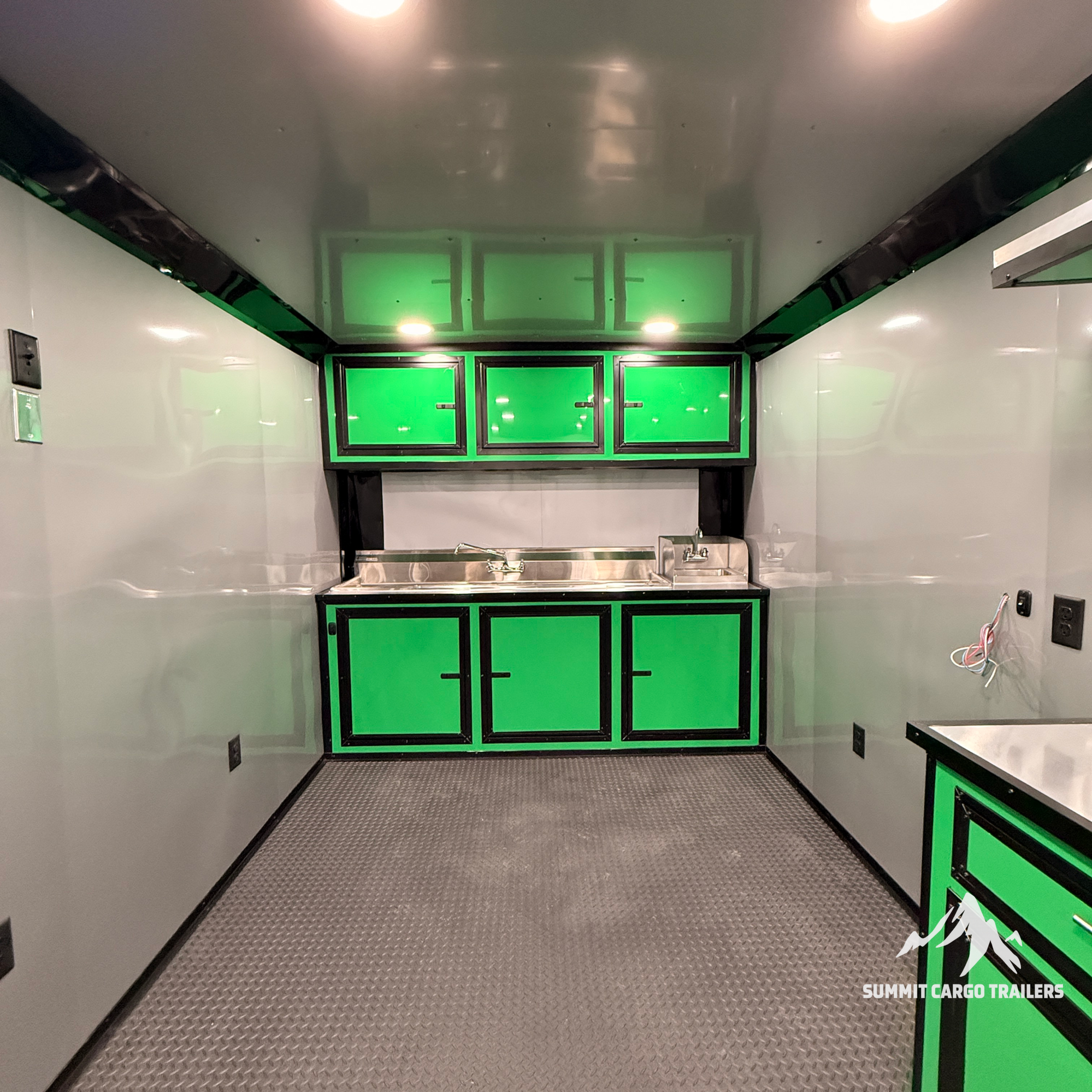 8.5X20TA Green Concession Trailer