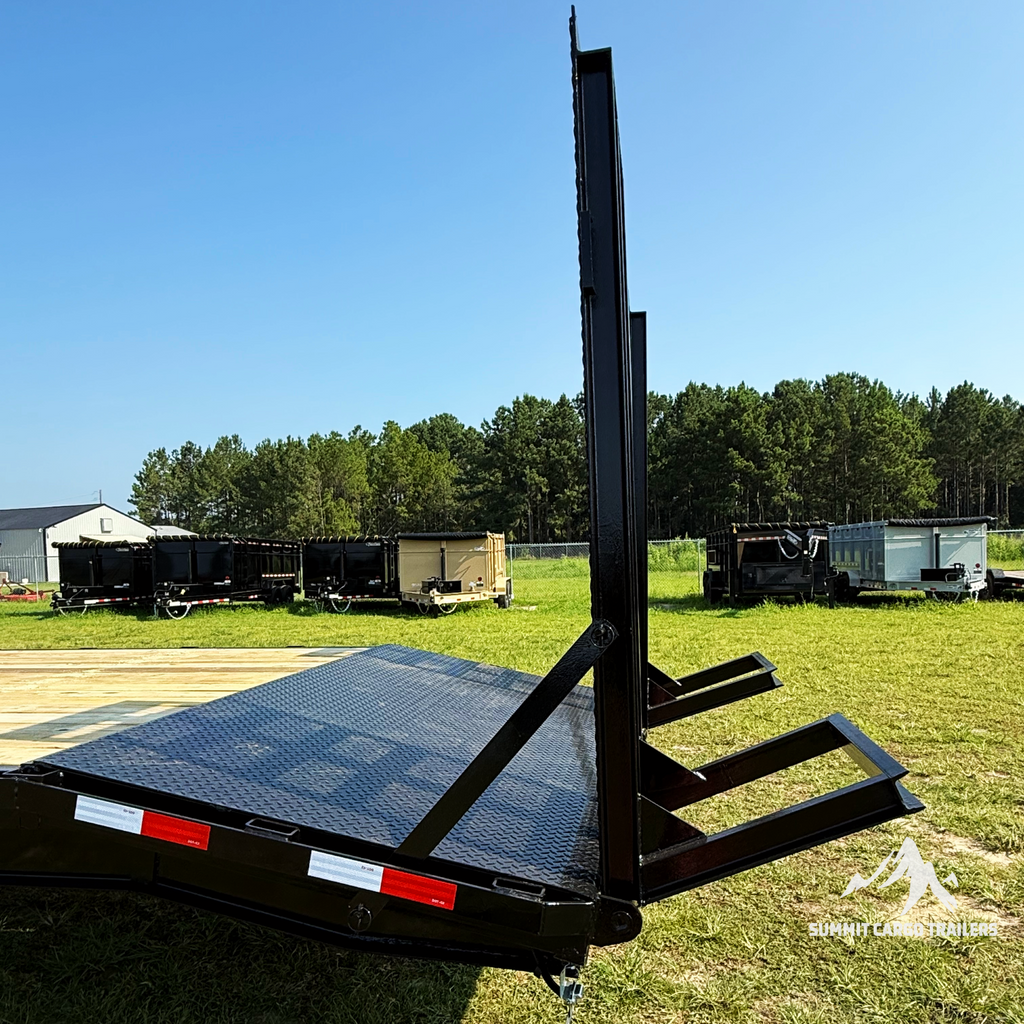 8.5X40TA Gooseneck Deck over Utility Trailer