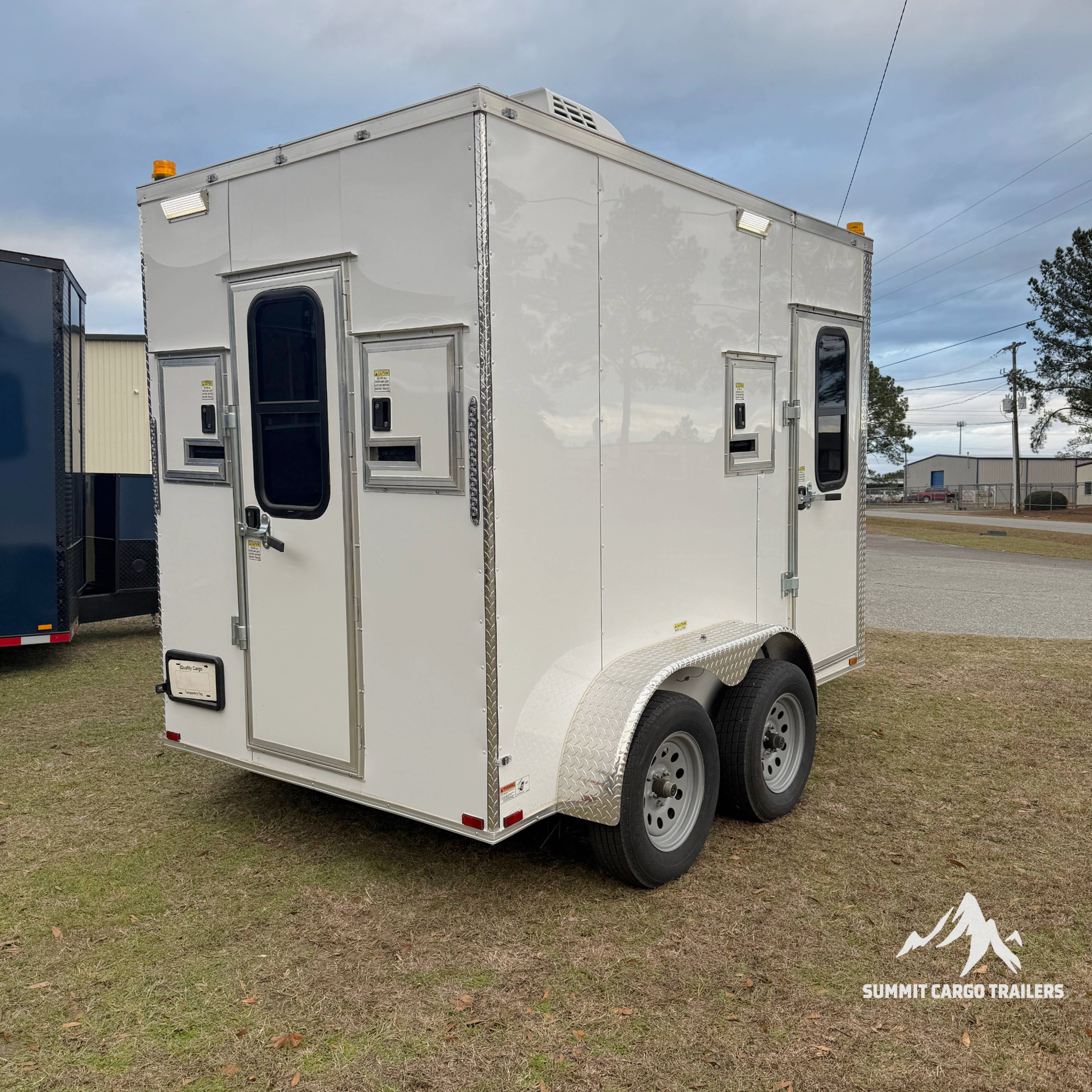 6X10TA White Splicing Trailer