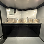 8.5X14TA Black Concession Trailer