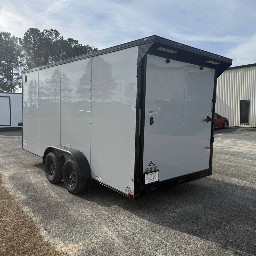 7X16TA Silver Work Trailer