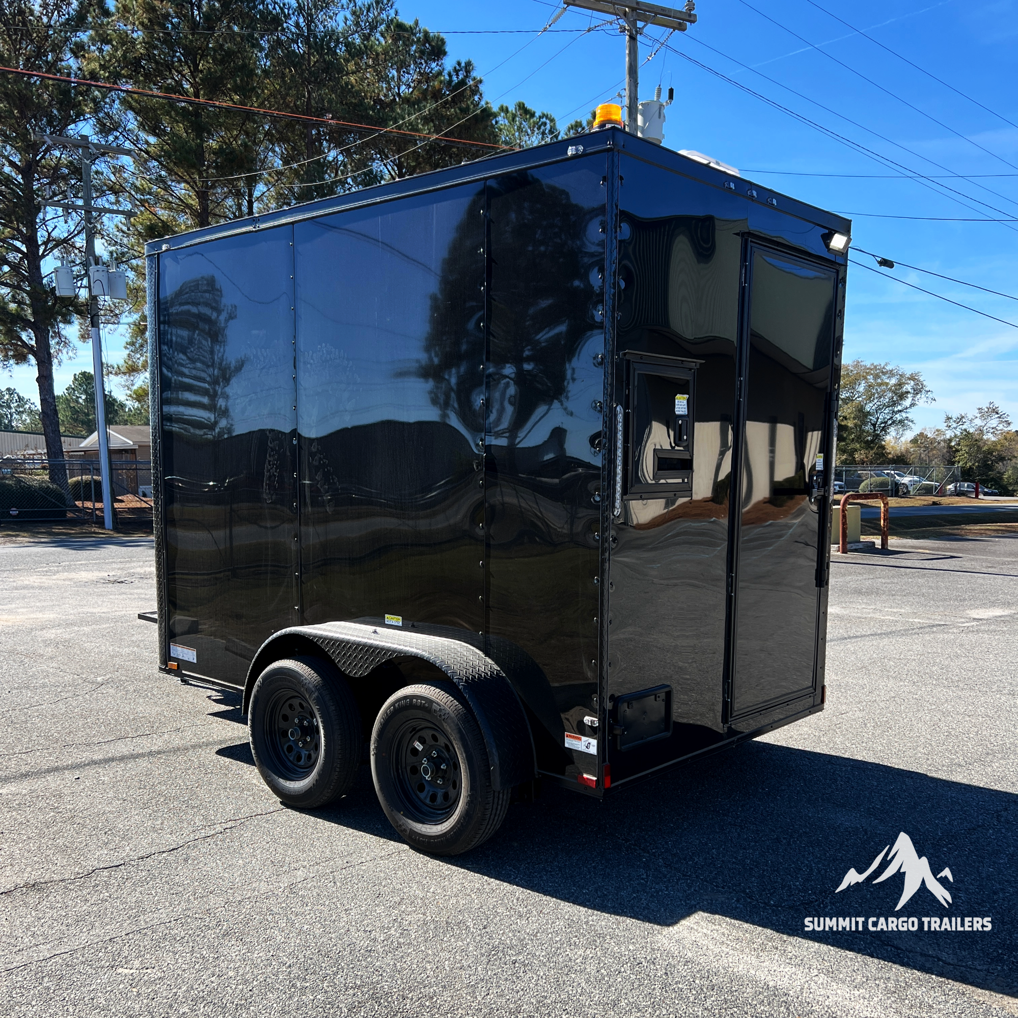 6X10TA Black Splicing Trailer