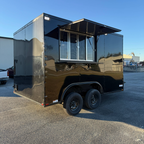 8.5X12TA Black Concession Trailer